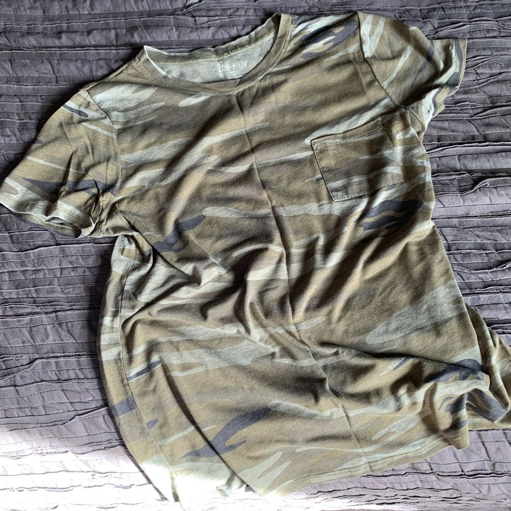 Zoe + Liv Camo Tee